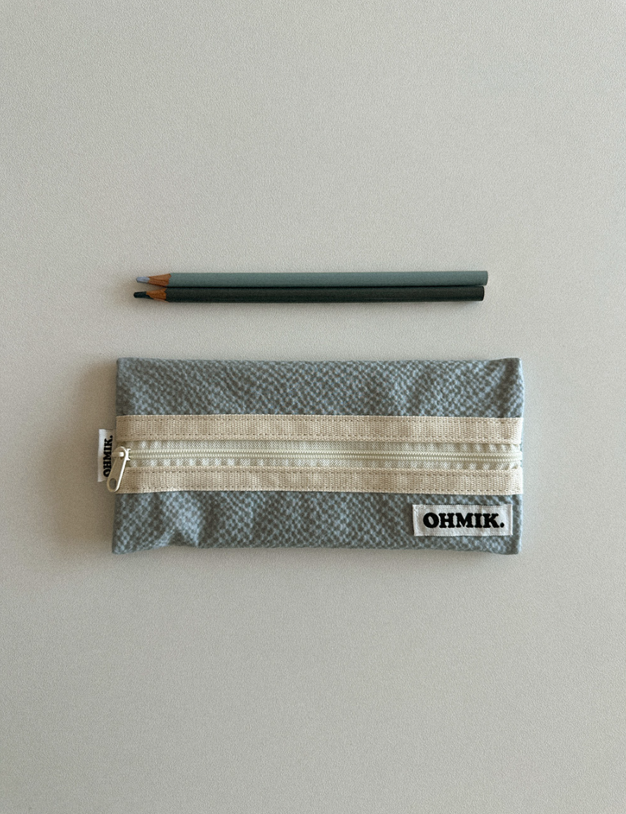 오미크 필통 펜슬파우치 Pencil Pouch - 아이스 블루 - 상세 이미지 2