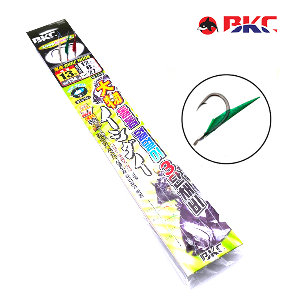 백경 대물 돌돔 덜덜이 3단 채비 BK-117-B - 상품 이미지