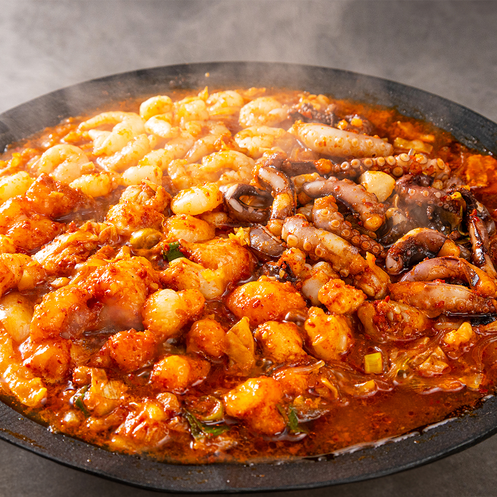 부산공항 낙곱새 캠핑음식 밀키트 2인분 3인분, 850g 1.2kg 1개