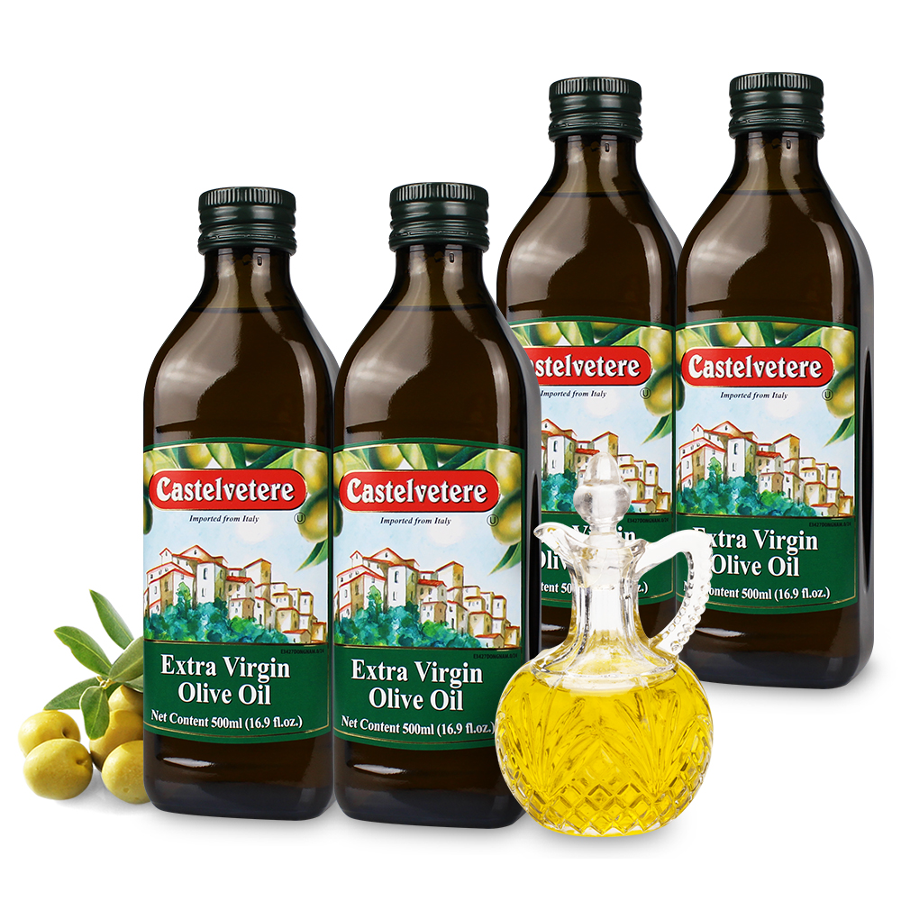 [포인트] 이탈리아 냉압착 올리브유 엑스트라버진 올리브 오일 공복 먹는 샐러드용 500ml, 3개 - 상세 이미지 2