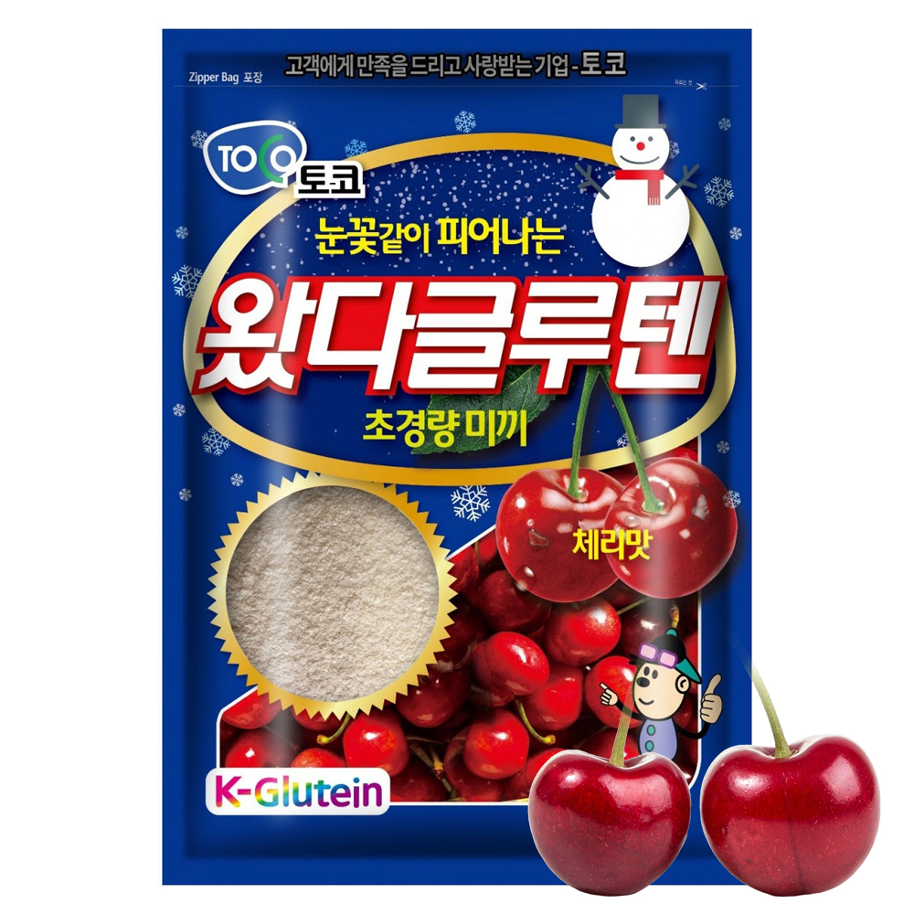 999피싱 토코 왔다글루텐 체리맛 떡밥 집어제 첨가제 - 메인 이미지