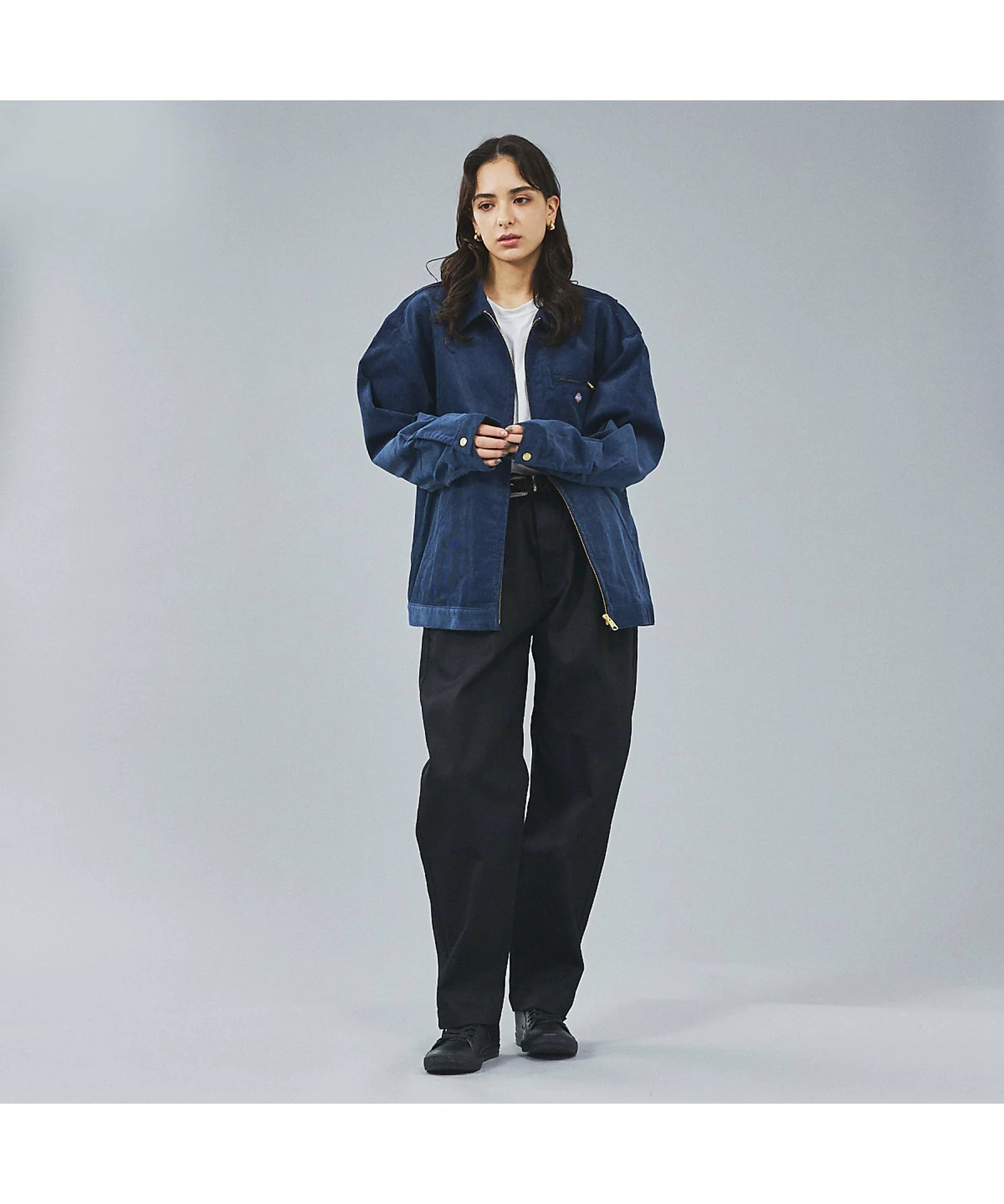 디키즈 재팬 Dickies 페인터 재킷 11웨일 코듀로이 네이비 브라운 그린 3컬러 - 상세 이미지 5
