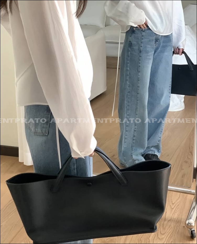 [DAMBER] 디엠버 브리타 절개 데님 팬츠 중청 일자 바지 (1color)L사이즈당일 상세 이미지 7