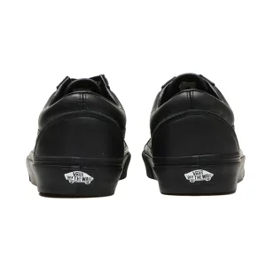 반스 VANS 올드스쿨 가죽 레더 스니커즈 VN0003Z6L3A 블랙 - 상세 이미지 2