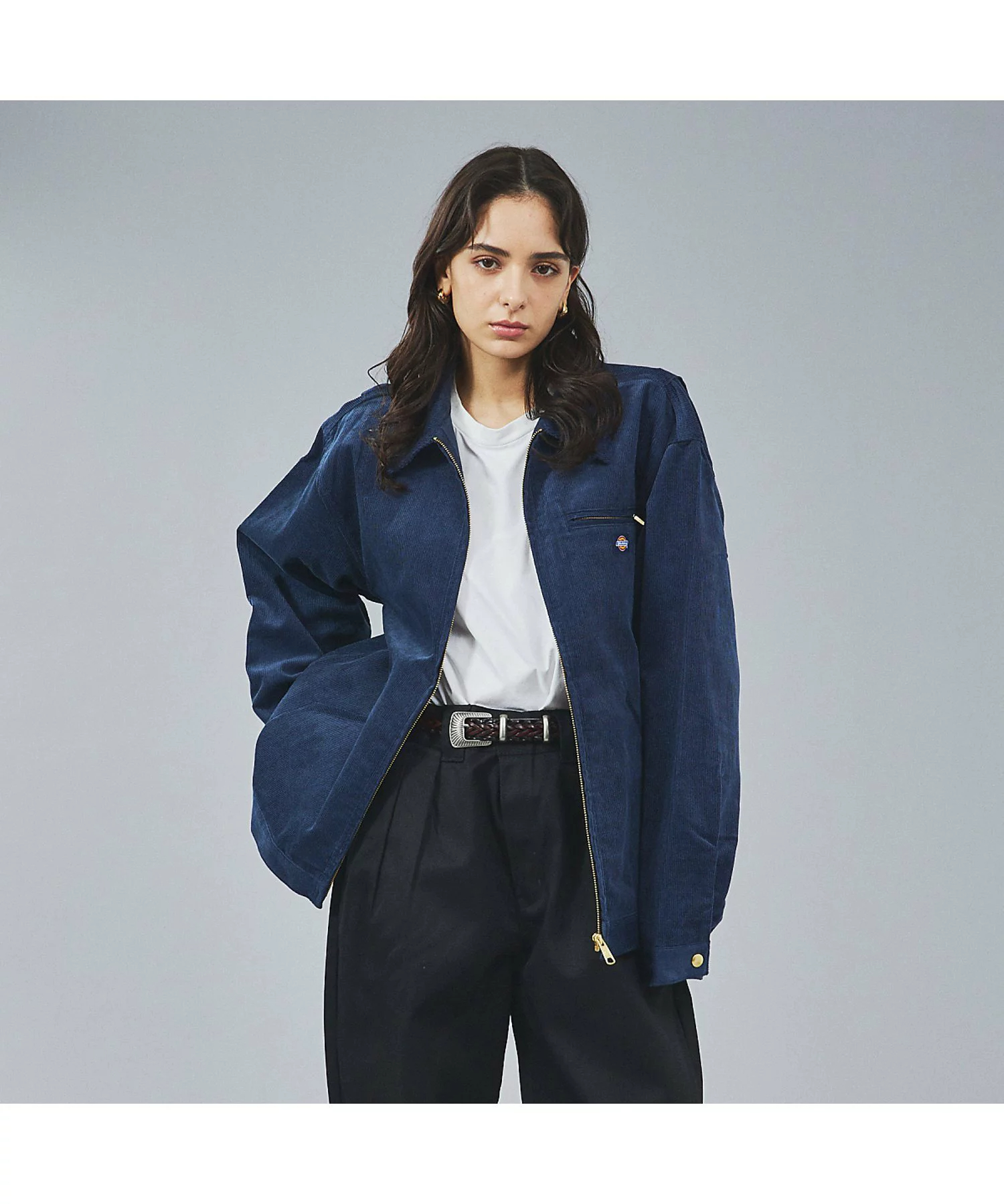 디키즈 재팬 Dickies 페인터 재킷 11웨일 코듀로이 네이비 브라운 그린 3컬러 - 메인 이미지