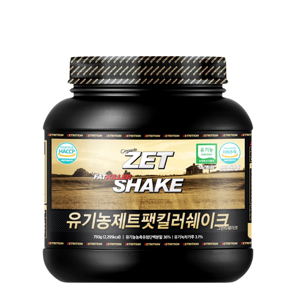 제트리션 유기농 제트팻킬러쉐이크 750g 초코 오가닉 식사대용 단백질 파우더 - 상세 이미지 3