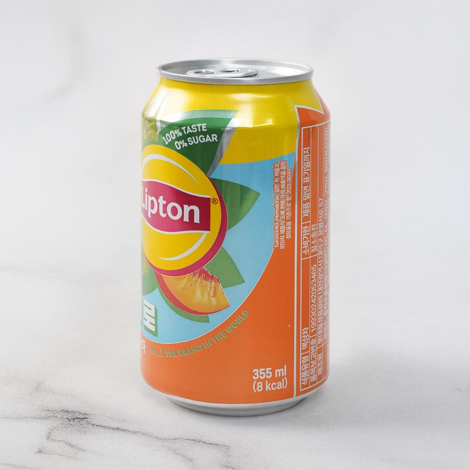 메가마트 롯데칠성 립톤 제로 아이스티 복숭아 355ml - 상세 이미지 2