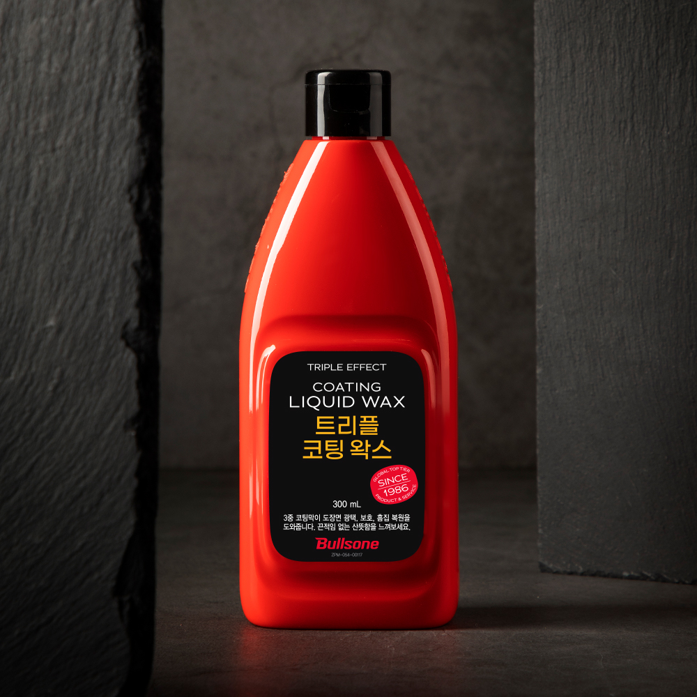 [불스원] 자동차 보호 광택 고광택왁스 미세흠집제거 트리플 광택코팅제 코팅왁스 300ml