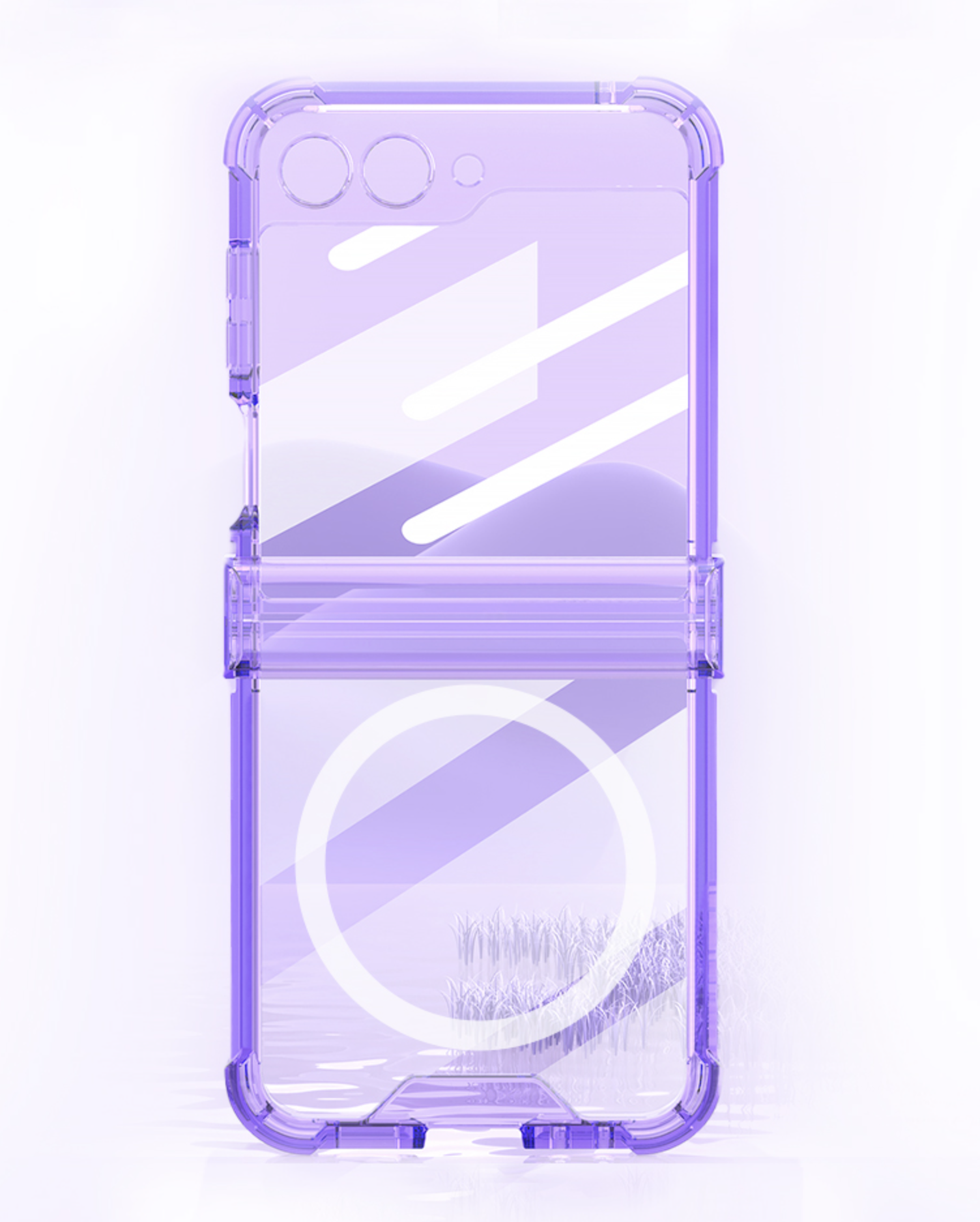 갤럭시 맥세이프 케이스 풀커버 힌지보호 그린, 갤럭시Z 플립5 - 상세 이미지 4