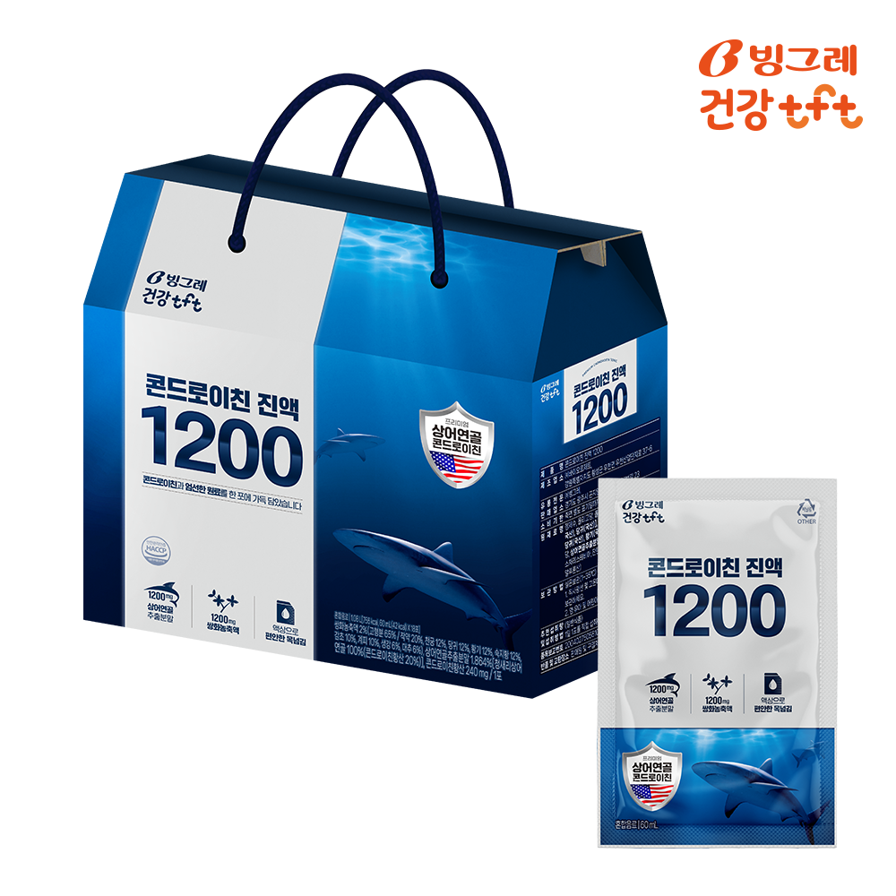 빙그레 콘드로이친 진액 1200 청상어연골 18포, 1개 - 상세 이미지 2