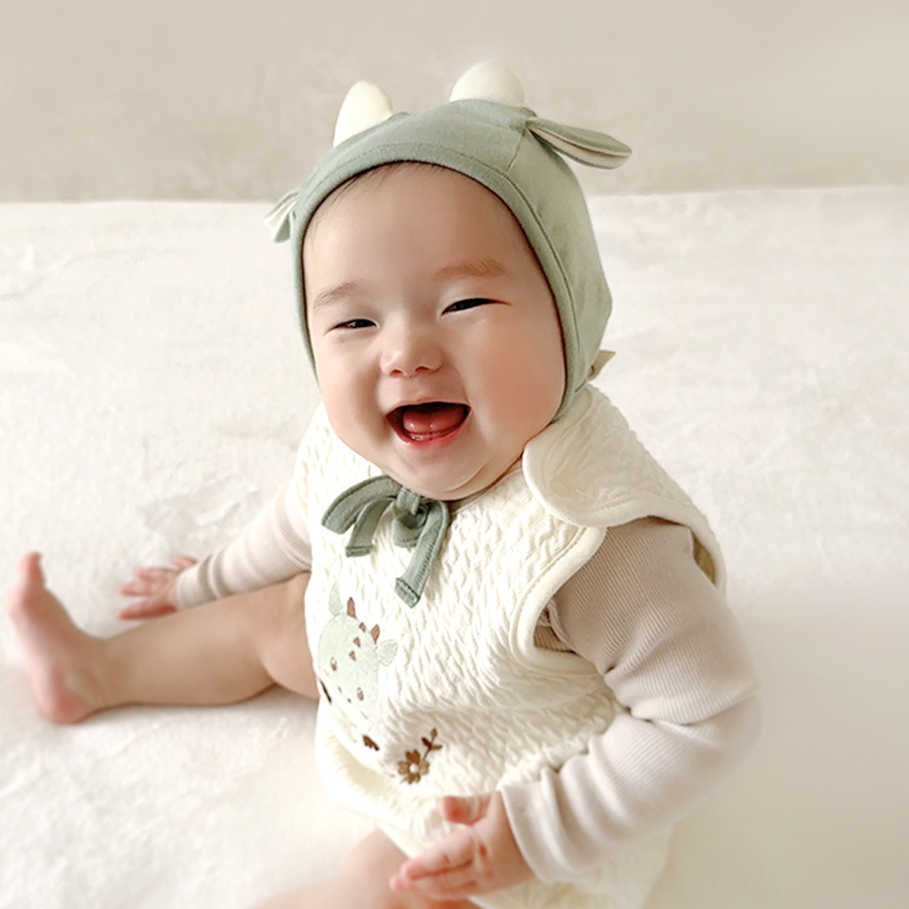 이키 귀여운 아기 모자 동물 보넷 신생아 백일 돌 - 상세 이미지 4