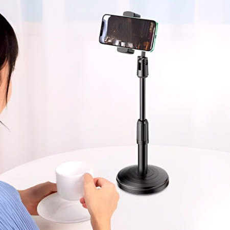 핸드폰 휴대폰 고정 거치대 촬영 스마트폰 홀더 수직 길이조절