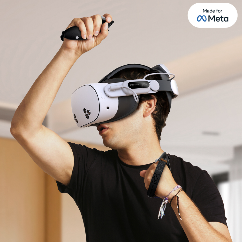 메타퀘스트3 스트랩 3S호환 BOBOVR E3 PRO 배터리 헤드스트랩 악세사리 - 상세 이미지 5