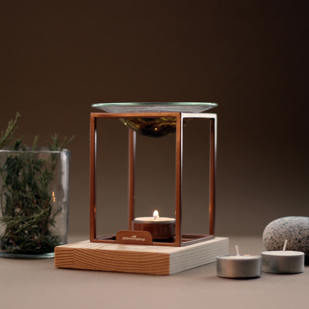 아로마코 센트홈 무선 캔들 워머 아로마 오일 버너 램프 발향기