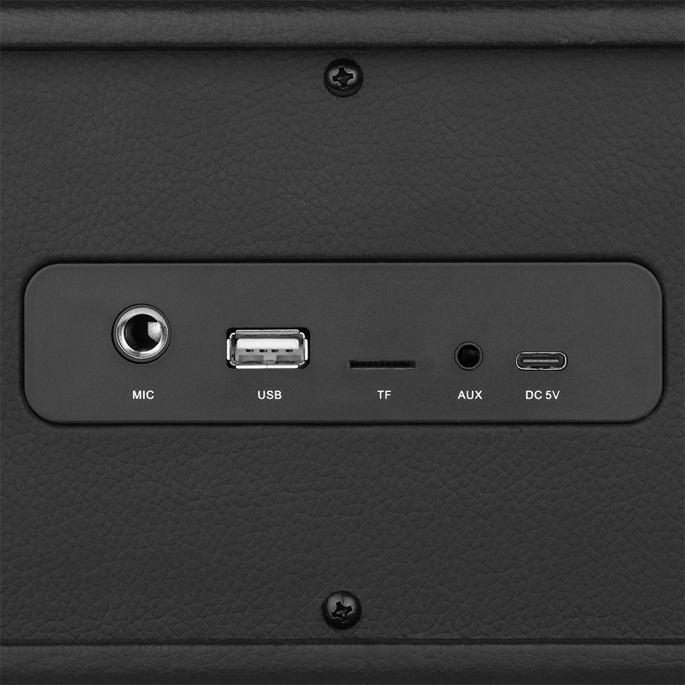 [N배송] 브리츠 BZ-TX11 무선 블루투스 스피커 레트로 탁상용 휴대용 라디오 블랙 이미지 4