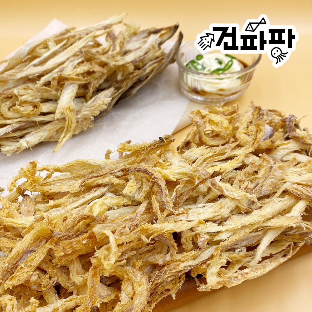 파파 원조 손질짝태 1봉 120g 손질먹태 짝태채