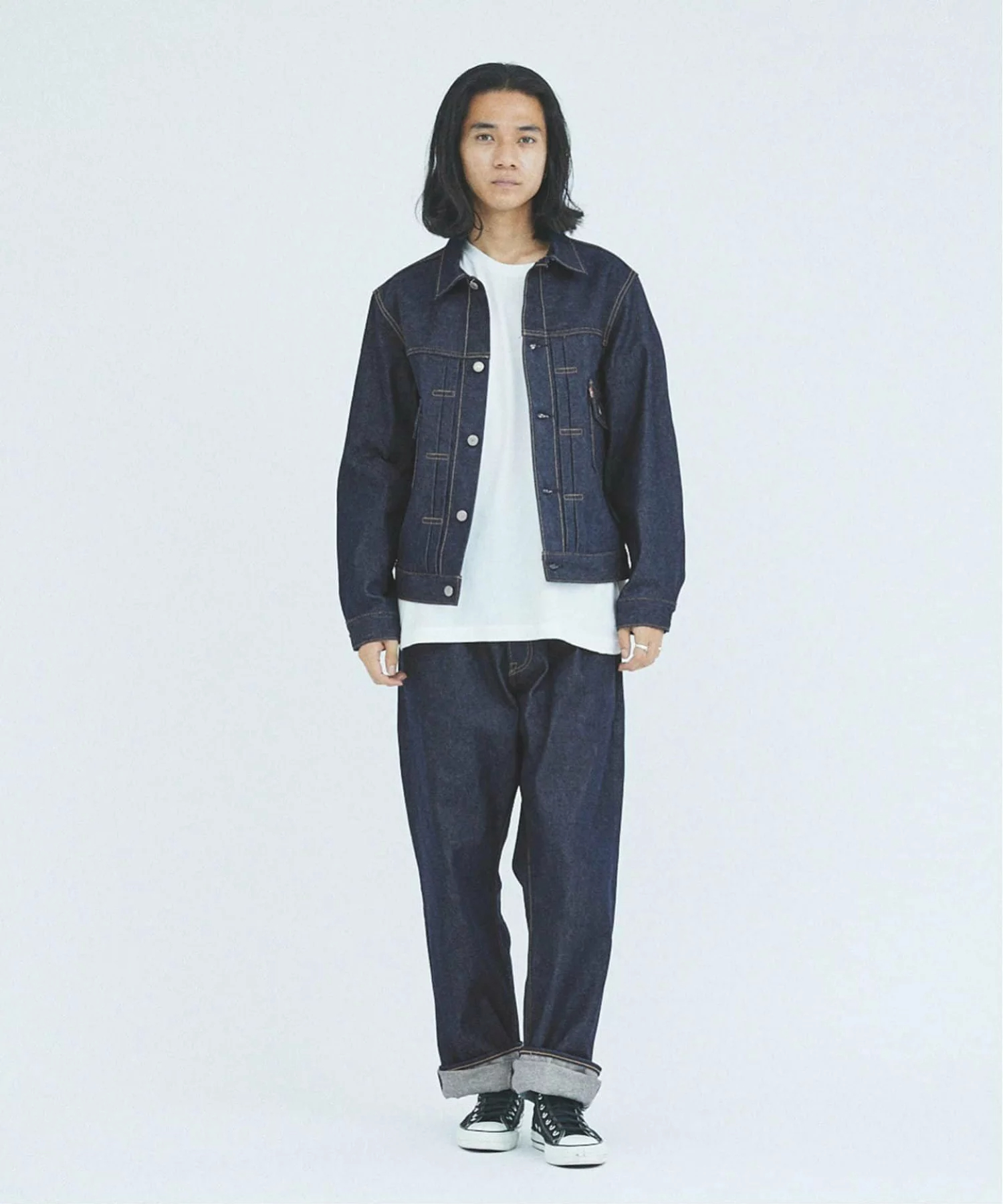 리바이스 X 저널스탠다드 501 Selvedge RIGID 데님 팬츠 청바지 - 상세 이미지 5