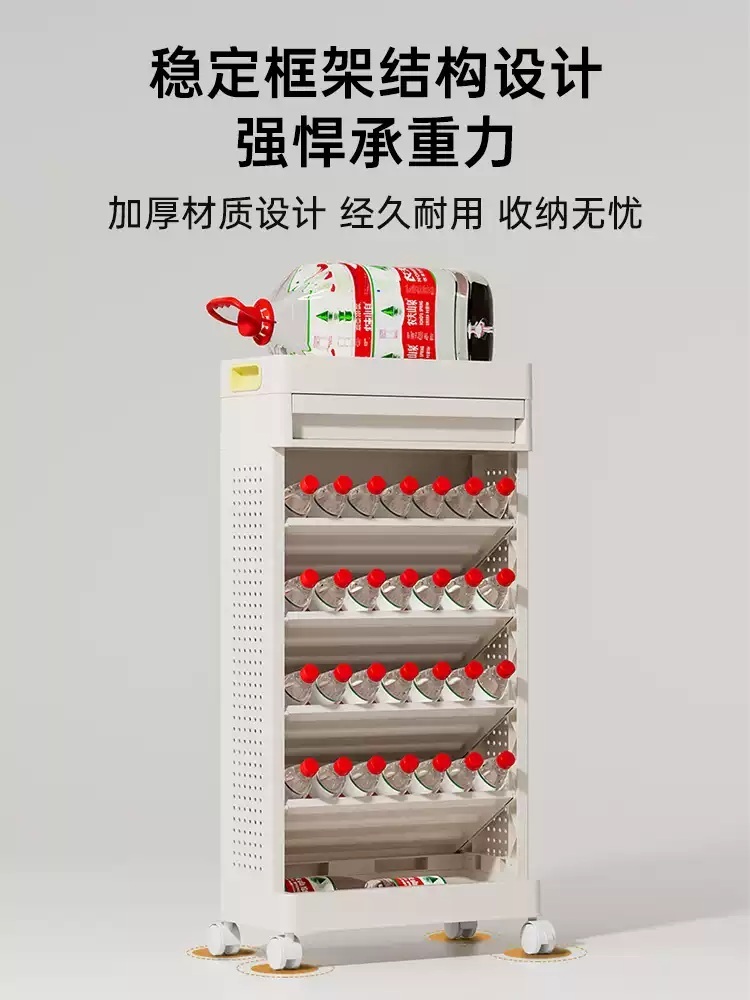북트롤리 틈새 책꽂이 수납 정리함 책 책장 북카트 북트레일러 이동식 - 상세 이미지 3