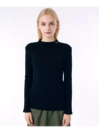라코스테 LACOSTE 여성 반목 목폴라 티셔츠 4컬러 - 상세 이미지 3