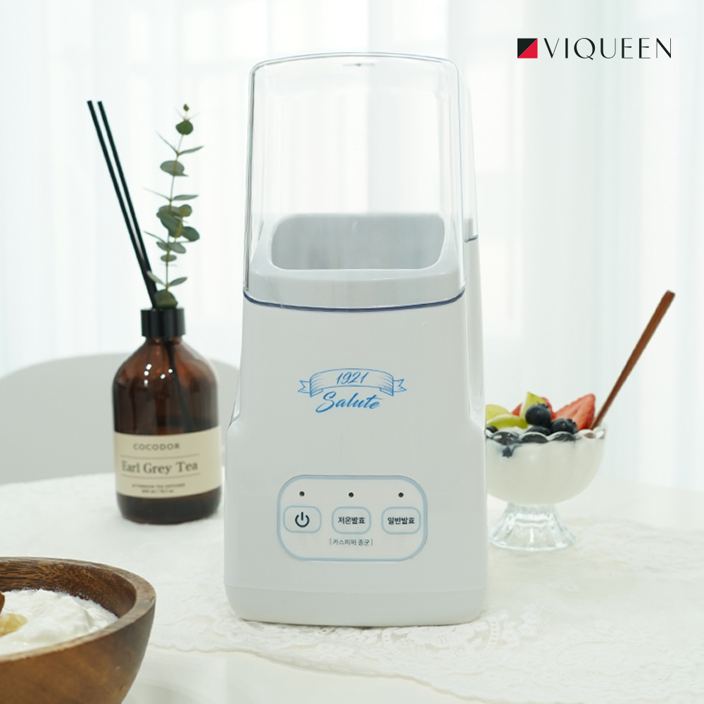 바이퀸 1921살루트 요거트 메이커 1L 그릭요거트만들기 기계 요구르트제조기