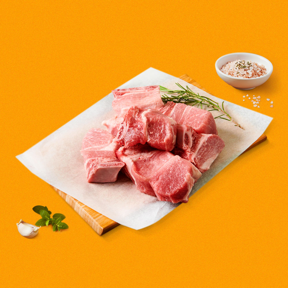 설렘한입 녹차먹인 한돈 삼겹살 1kg 오겹살 목살 캠핑 갈비 항정 가브리살 수육용 통삼겹