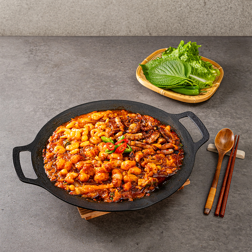 부산공항 낙곱새 캠핑음식 밀키트 3인분, 1.2kg 1개 - 상세 이미지 4