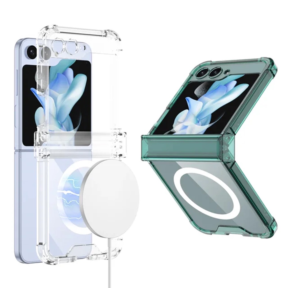 갤럭시 맥세이프 케이스 풀커버 힌지보호 퍼플, 갤럭시Z 플립6 - 상품 이미지