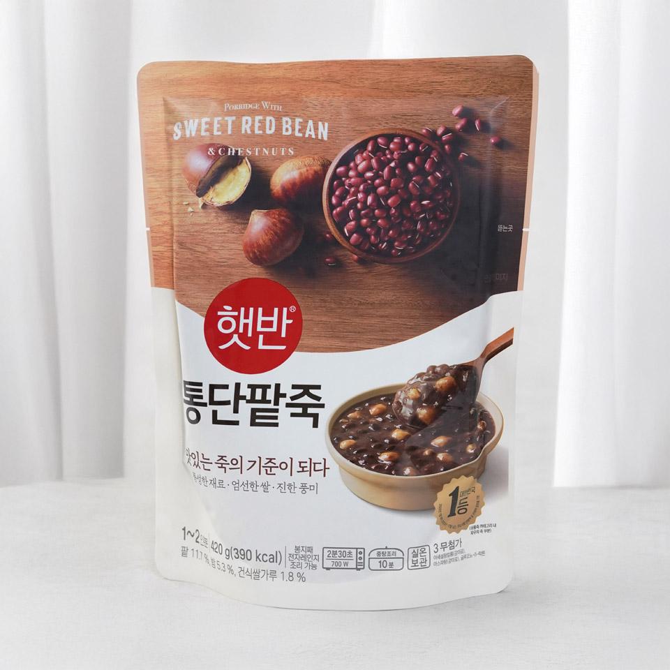 메가마트 CJ 햇반 소프티밀 통단팥죽 420g