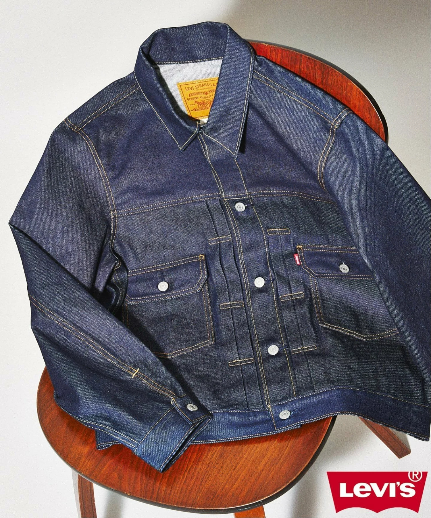 리바이스 X 저널스탠다드 2nd JKT Selvedge RIGID 데님 재킷 - 상품 이미지