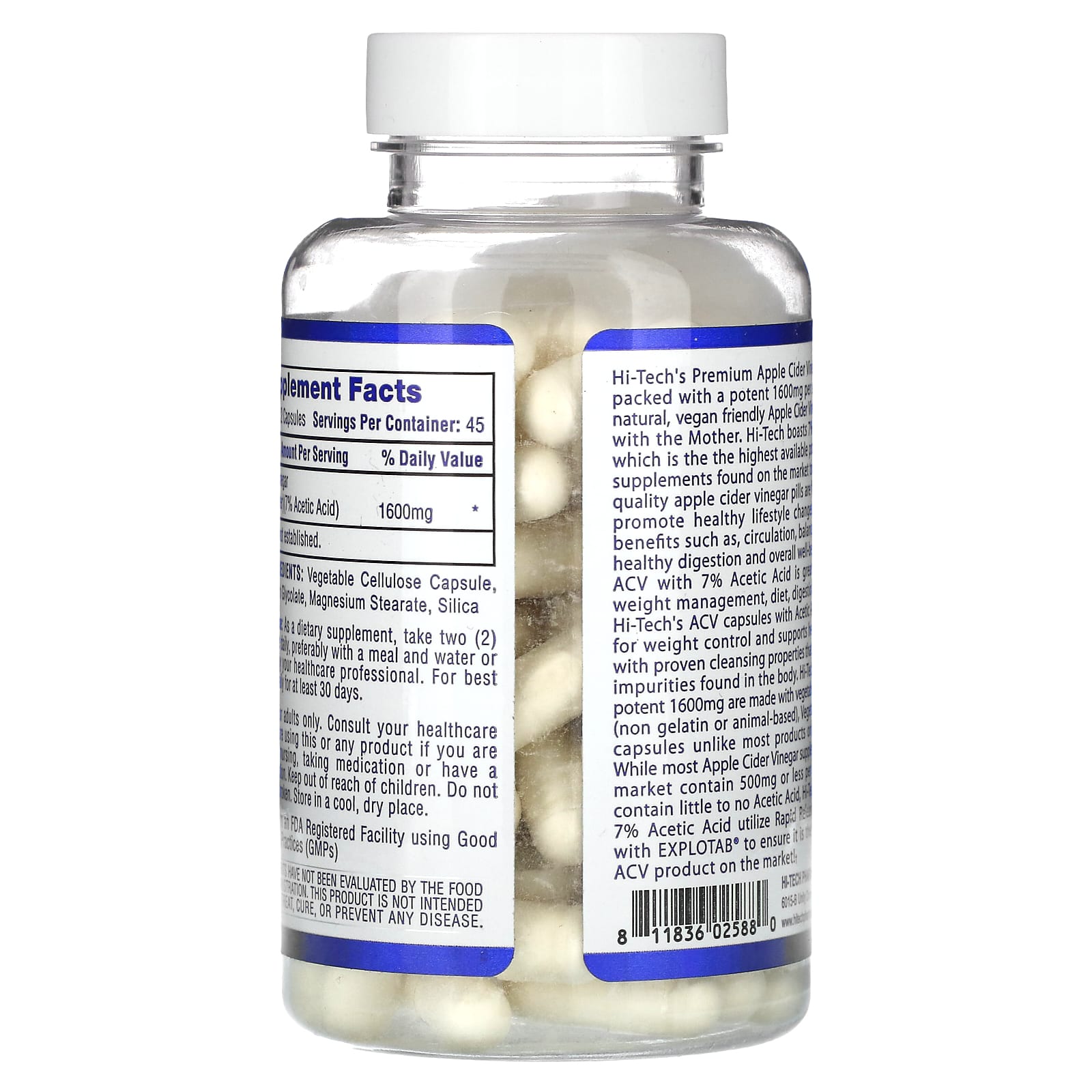 HTP 애사비 사과식초 애플사이다비니거 800mg 90캡슐, 3개 - 상세 이미지 4