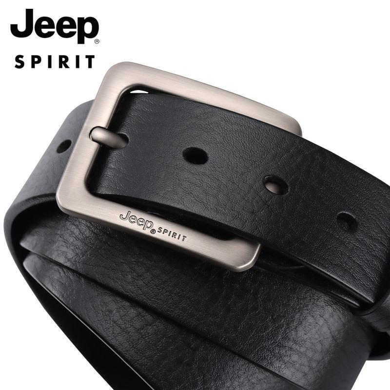 JEEP 남성 최고급 가죽벨트 130cm 38mm 소가죽 리얼 - 상세 이미지 2