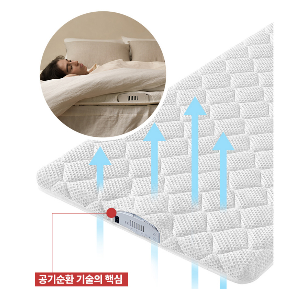 스마트 온풍 송풍 살균 매트리스 토퍼 - 상세 이미지 3