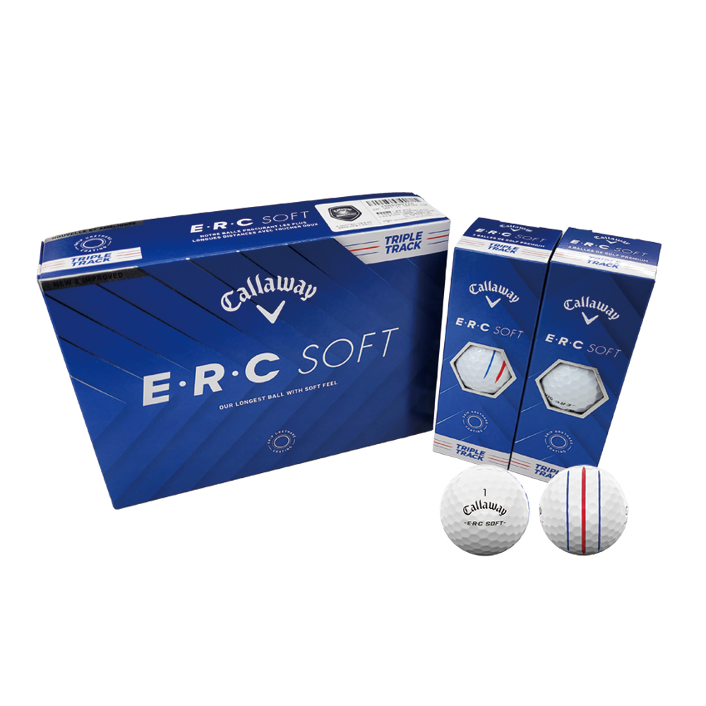 25 캘러웨이 ERC 소프트 트리플트랙 3피스 골프공 선물포장