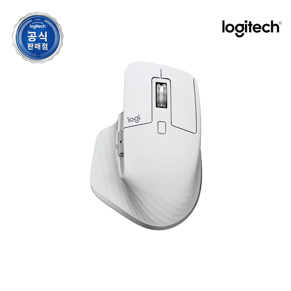 로지텍코리아 공식 MX Master 3s for Mac 무선 마우스 페일그레이
