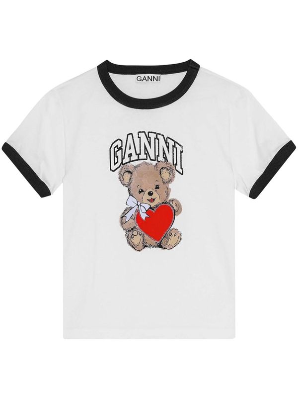 가니 반팔 반팔티 GANNI 베어 레오파드 레몬 릴렉스핏 슬림 이미지 7