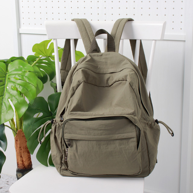 백팩 보조가방 가벼운 수납 책 가방 백 공용 여성 여자 직장인 데일리 스펜서백팩 - 상세 이미지 2