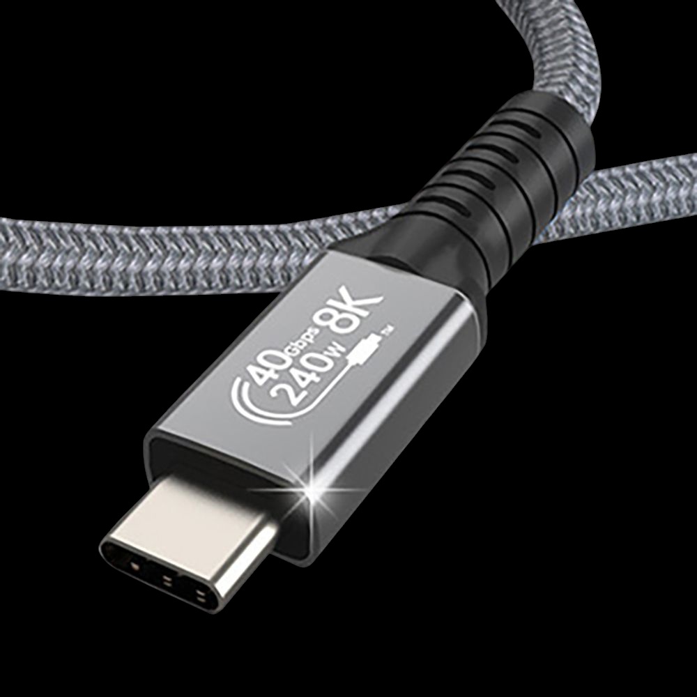 초고속 C to C 타입 카메라 전용 충전 케이블 8K 240W USB4 데이터 케이블 - 상세 이미지 2