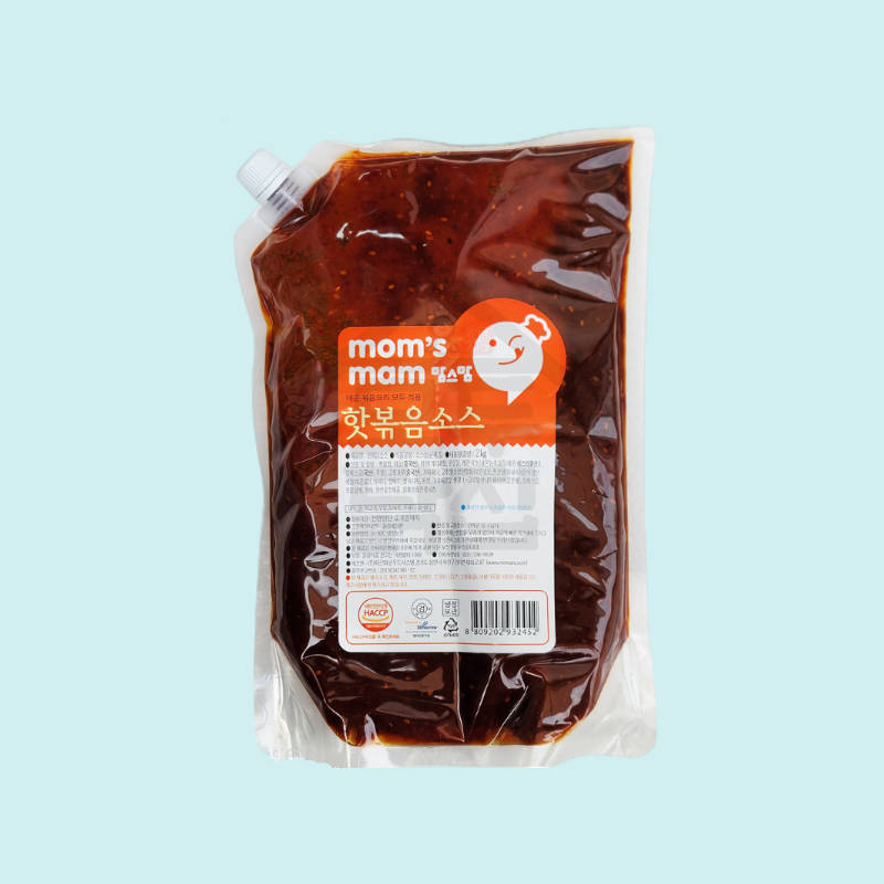 미르마로 맘스맘 핫볶음소스 2kg x 5봉지 볶음양념 매운맛 - 상세 이미지 3