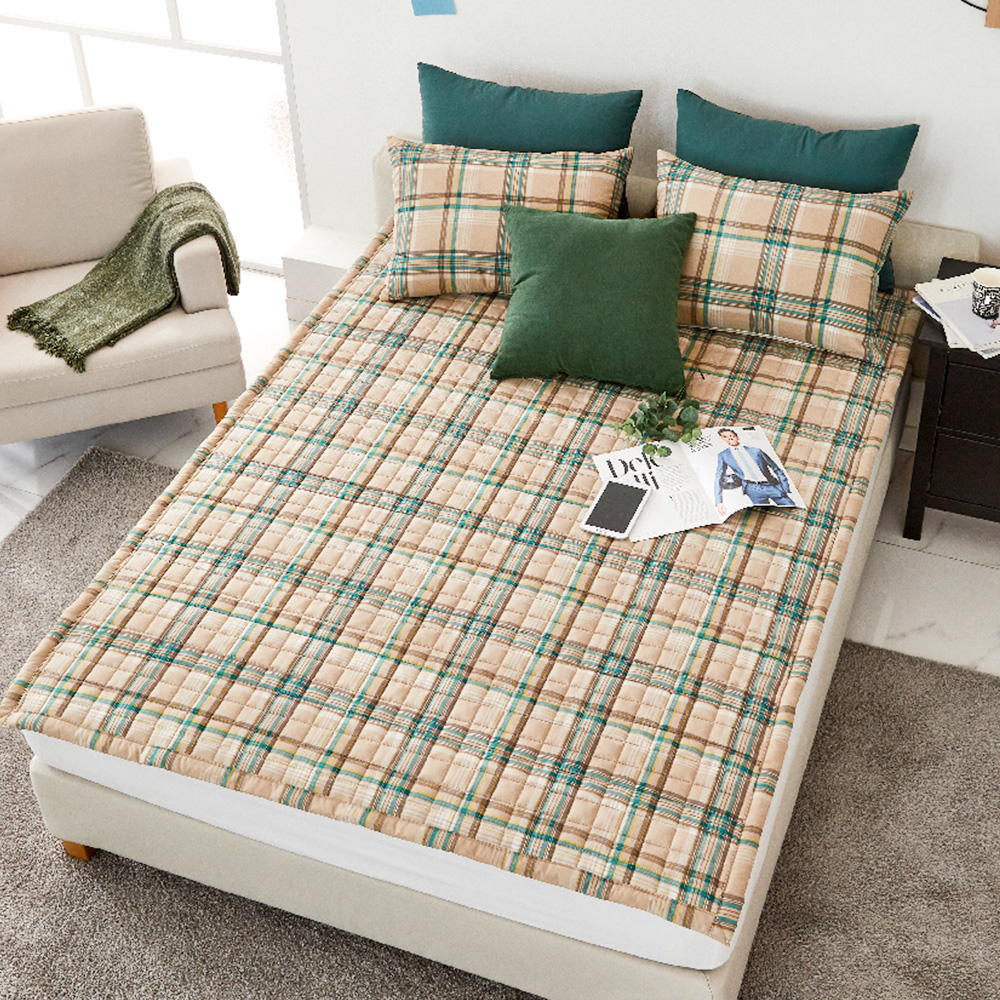 피노키오 체크 옥수수솜 알러지케어 먼지없는 구름 가을 겨울 이브자리 차렵 이불 SS