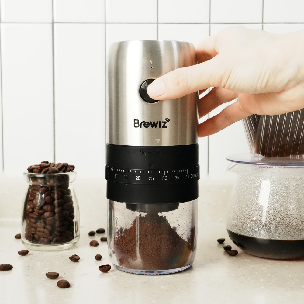 커피그라인더 무선 원두 40단계 분쇄기 전동 가정용 휴대용 자동