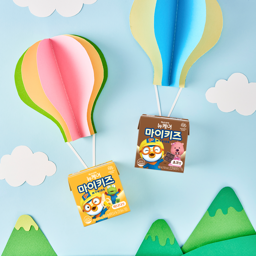뉴케어 마이키즈 블루베리맛+바나나맛 150mL 총 48팩 영양보충식 이미지 3