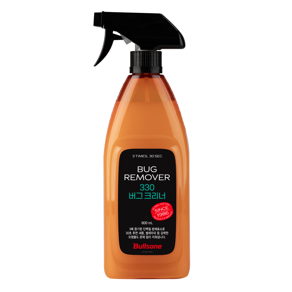 [2개입][불스원] 벌레자국제거 벌레제거제 송진 새똥 얼룩 리무버 330 버그클리너 600ml 이미지 3