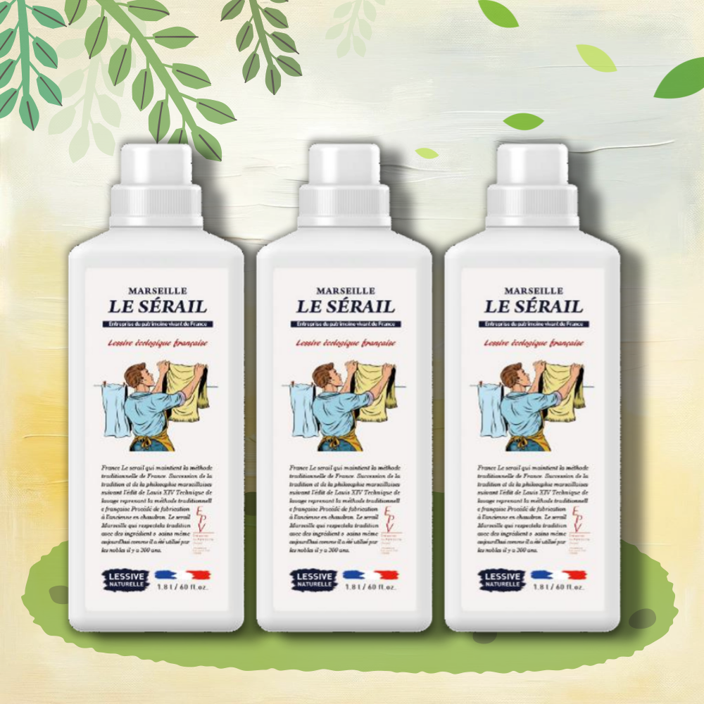 르세라이 중성세제 수건 속옷 운동복 빨래냄새 제거 세제 1.8L, 3개