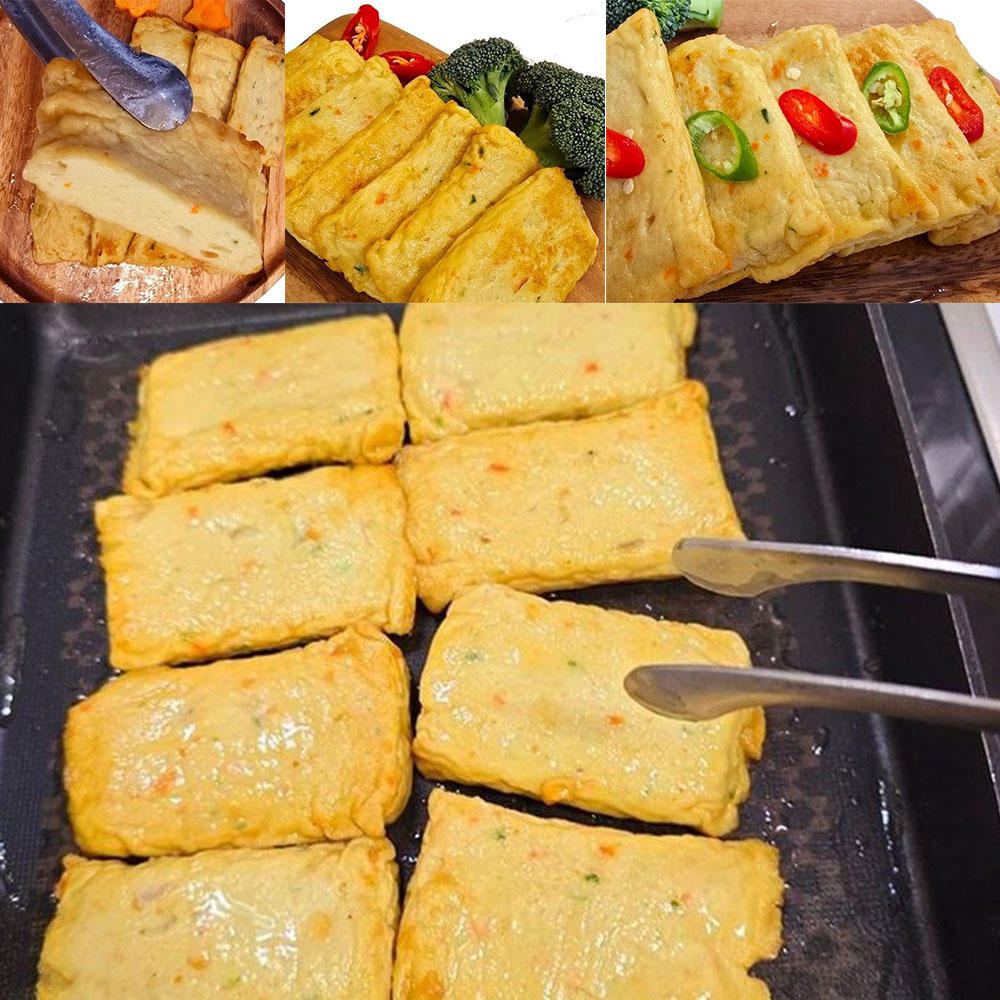 부침 두부 어묵 맛있는 수제 명태살 연육 전 음식 - 상품 이미지