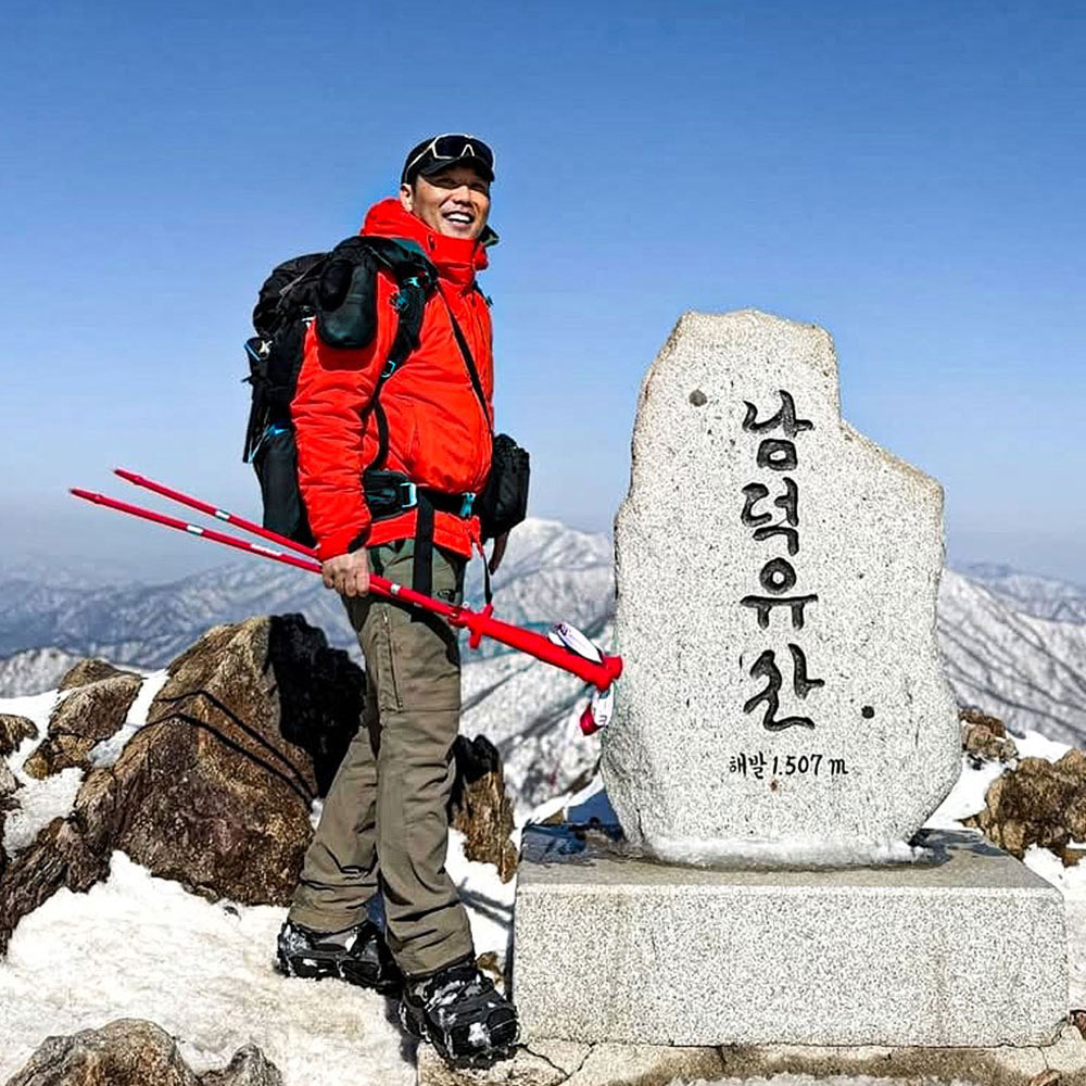 rnrn 등산스틱 접이식 듀랄루민 노르딕워킹 등산용 스틱 지팡이 - 상세 이미지 4