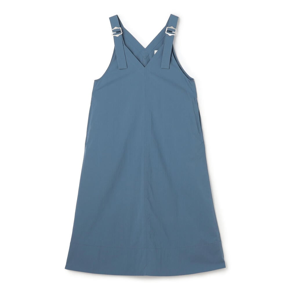 단톤 원피스 C/N TYPEWRITER V-NECK OVERALLS 25SS DNB251L202-0004 여성 캐쥬얼 레이어드 원피스 - 상세 이미지 4