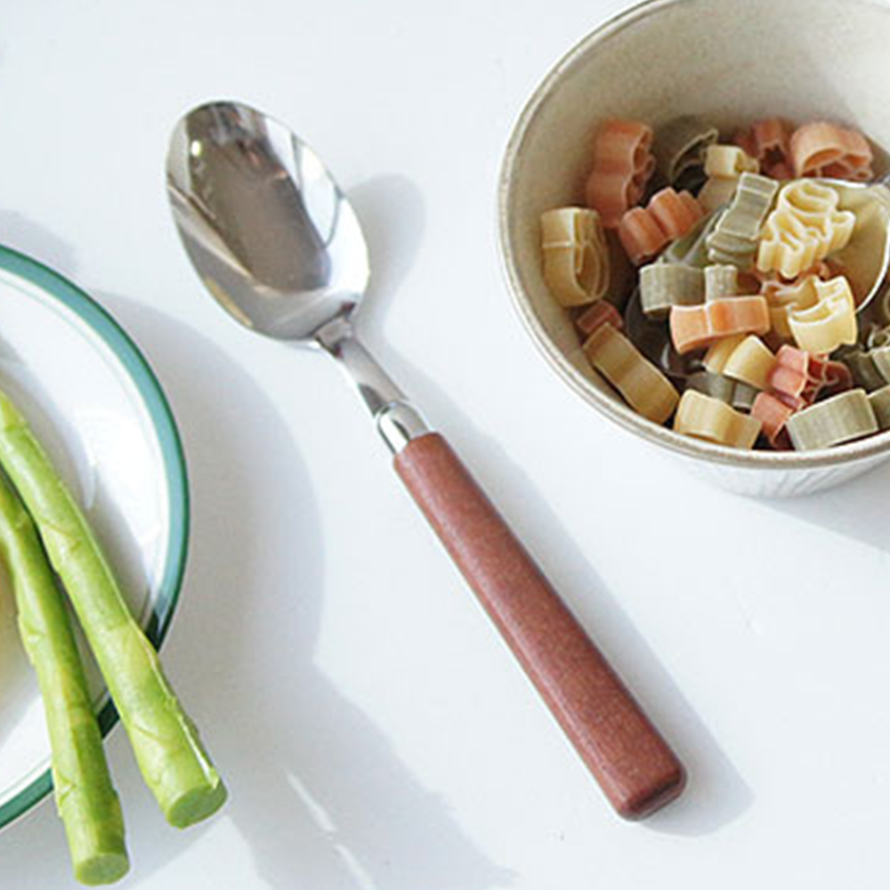 우드핸들 숟가락 나무손잡이 숟가락 리조또 볶음밥 양식집 레스토랑