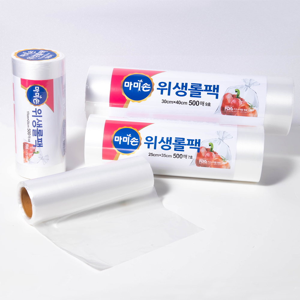 마미손 롤백 일회용비닐 크린롤백 위생팩 30x40 500매 - 상세 이미지 3