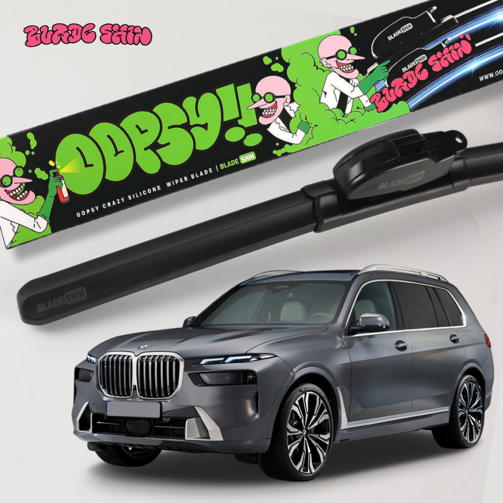 BMW X7 발수코팅 실리콘 자동차 와이퍼 650mm/1번 - 메인 이미지
