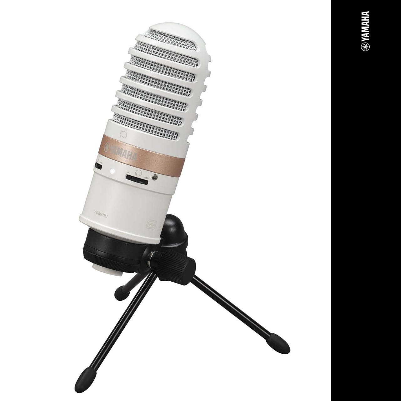 YAMAHA 야마하 YCM01U 콘덴서 마이크 화이트 라이브 방송용 USB 마이크